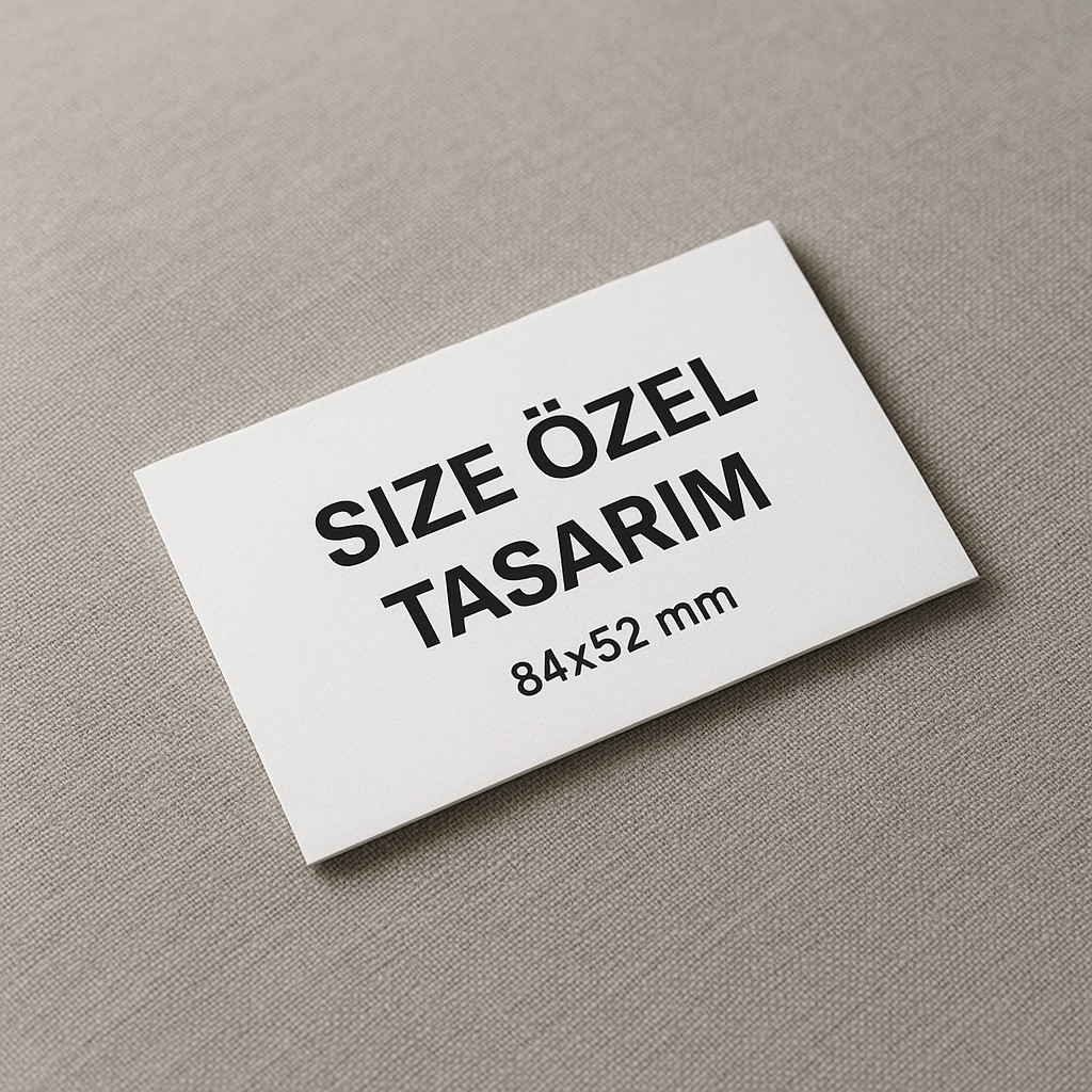 Kartvizit Size Özel Tasarım (1000 Adet)