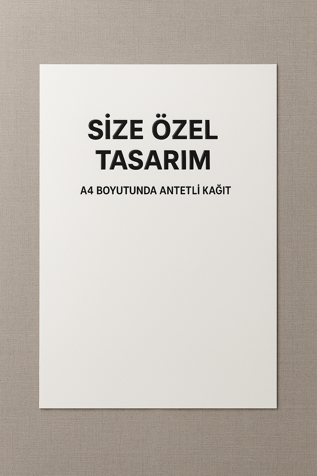 Antetli Kağıt A4 (500 adet)